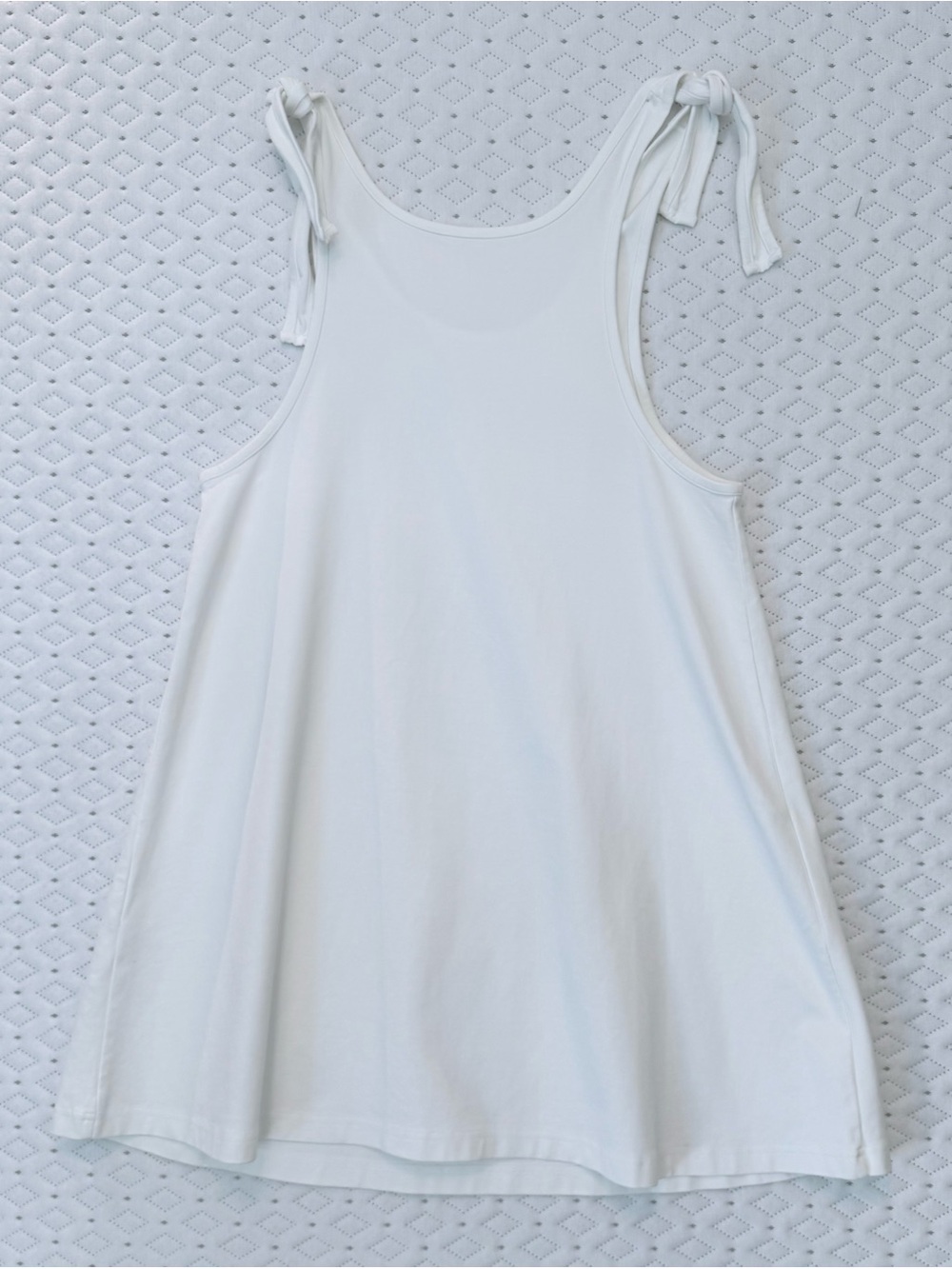 COS White Tie-Shoulder Tank - Picture 5 of 6